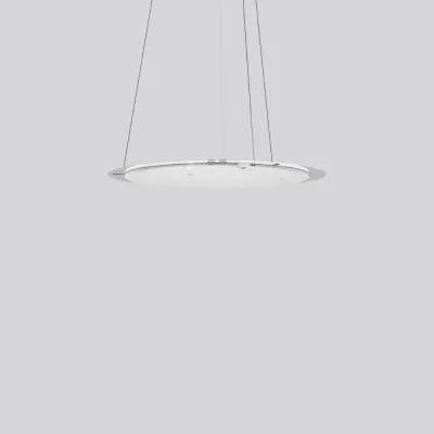 RZB LED-Pendelleuchte Flatliner Slim 312286.002.76 | 38W | 2750lm | 3000K | DALI dimmbar | Ø 496mm | weiß | Aluminium