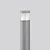 Bild: RZB LED-Pollerleuchte 612163.004 Mega Cone | 10W | 770 lm | 3000K warmweiß | IP65 | Ø115 mm | Aluminium | silber