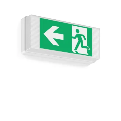 RZB LED-Rettungszeichenleuchte GSUN 4 671793.002.2 | Notleuchte Wandleuchte | 6W 6500K | IP54 | 344x144x78 mm