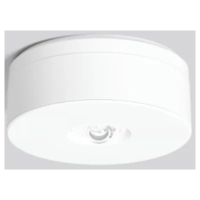RZB LED-Sicherheitsleuchte 672527.002.F1 | Notleuchte Deckenmontage | 0,3W | 4000K | IP20 | 8h Akku | Ø110mm | weiß