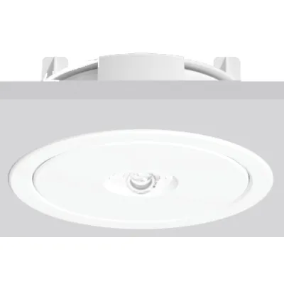 RZB LED-Sicherheitsleuchte Lucio 2 672528.002 | Einbau & Aufbau | 5,2W | 4000K | 310lm | IP20 | rund | Ø135mm | weiß