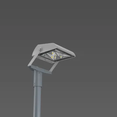 RZB LED-Strahler 721719.114 | Lightstream | 54W 6050lm | 3000K warmweiß | IP65 | Wand-, Deckenmontage | Aluminium Silber
