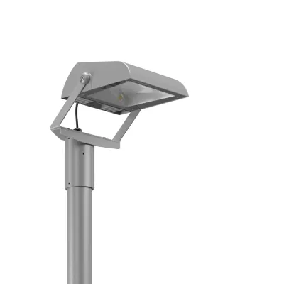 RZB LED-Strahler 721719.114 | Lightstream | 54W 6050lm | 3000K warmweiß | IP65 | Wand-, Deckenmontage | Aluminium Silber