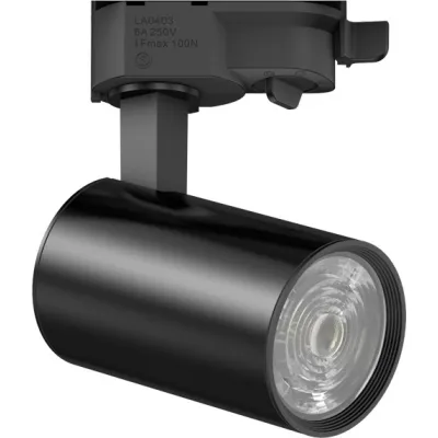 RZB LED-Stromschienenstrahler Calido 12W 2800K D:50 H:132 3Ph schwarz