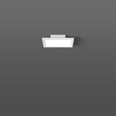 RZB LED Wand- & Deckenleuchte 312375.002 | SideliteECO | 19W | 2100lm | 3000K | 29,5x29,5cm | IP40 | Aluminium weiß