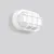 Bild: RZB LED-Wand- und Deckenleuchte 582063.002 | AluLux Oval | 8W 480lm 3000K | IP65 | Aluminium Weiß | Außenleuchte