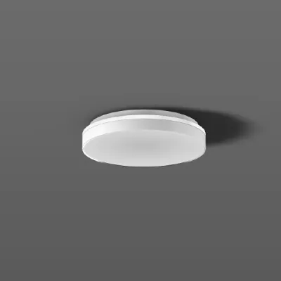 RZB LED Decken- und Wandleuchte HB505 221187.002.2 | 18W 1600lm | 3000K/4000K umschaltbar | Ø268mm | IP20 IK06 | weiß