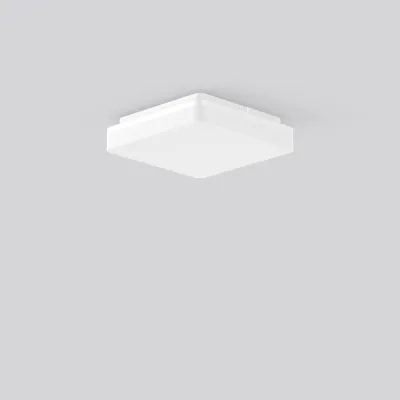 RZB LED Decken- & Wandleuchte HB 506 | 15W 1350lm | 3000/4000K | 210x210mm | weiß | Kunststoff | IP20