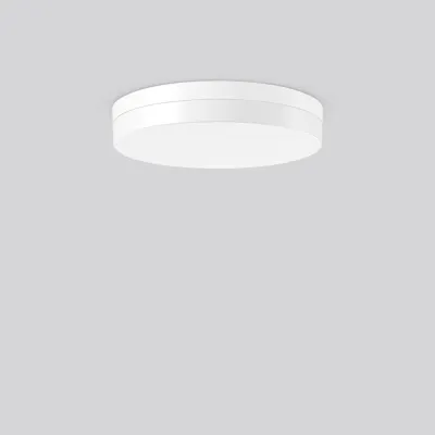 RZB LED Anbauleuchte FLAT SLIM 312632.002.76 | Decke & Wand | rund Ø400mm | 20-33W | 3000-4000K | DALI | IP65 | weiß