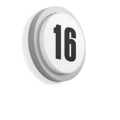 RZB LED-Anbauleuchte CADERO 582110.004.25 | rund 311 mm | 4,5–10W | 3000–4000K | 3000lm | IP66 | silber | Innen & Außen