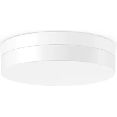 RZB LED Anbauleuchte FLAT SLIM 312629.002 | rund 300 mm | 13-26W | 3000/4000K | IP65 | weiß Aluminium | opal Glas