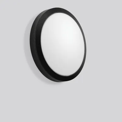 RZB LED-Sicherheitsleuchte ROUNDED 672699.0031 | Rettungswegbeleuchtung | 9,5W | 1100lm | 3000-4000K | IP66 | Ø300mm