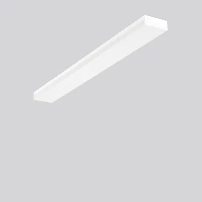 RZB LED Anbauleuchte PLANIA 312787.002.1 | 2x39-52W | 5650lm | 4000K | IP40 | 1520mm | Wand-/Deckenmontage | weiß