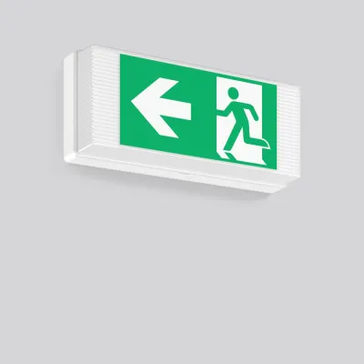 RZB LED-Sicherheitsleuchte GSUN 4 | 671792.002.3 | Notbeleuchtung Wandmontage | 5700K | 3h | 25m | weiß