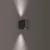 Bild: RZB LED-Wandleuchte Zono PRO 582093.0031.76 | 23W | 2200lm | 3000K | DALI dimmbar | Up/Down | IP65 | anthrazit