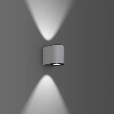 RZB LED-Wandleuchte 830, silber 582077.004