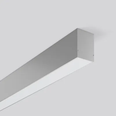 RZB LED-Deckenanbauleuchte 312307.004.1 LESS IS MORE 50 | 34W | 4050lm | 4000K | 1407mm | Aluminium silber