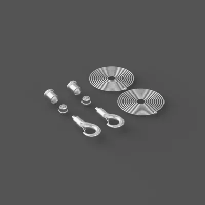 RZB Seilpendelset 982763.000 | Seilabhängung für LP 3000 | 2x Stahlseil 1,2mm | 3000mm Länge | M6 Deckenbefestigung