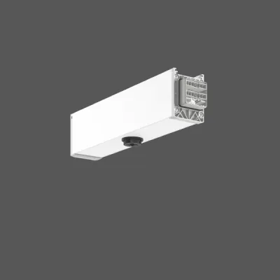 RZB Adapter für Sensoren 9503S7.002.400.010 | Zhaga Sockel | Aluminium | DALI-Anschluss | L 330 x B 58 x H 80 mm | weiß