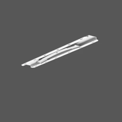 RZB Verbindungselement Gerade 982680.000 | Verbinder LINEDO Lichtband | Stahl verzinkt | 330x48,5x8,8 mm | Zink