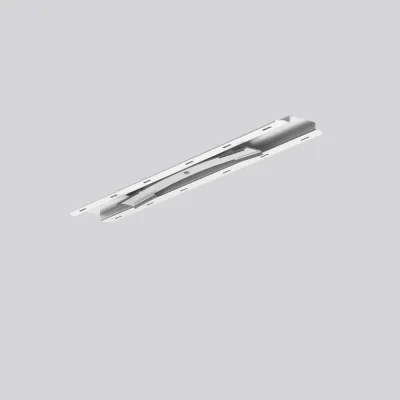 RZB Verbindungselement Gerade 982680.000 | Verbinder LINEDO Lichtband | Stahl verzinkt | 330x48,5x8,8 mm | Zink