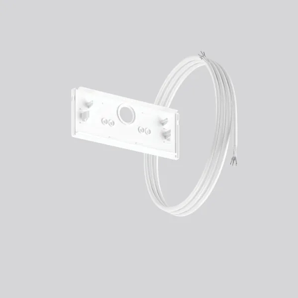 RZB Verbindungsteil 983465.012 | Kupplung/Verbinder gerade für LUMARA Lichtband | 5-polig | 1410x160x62 mm | weiß
