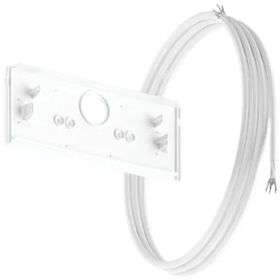 RZB Verbindungsteil 983465.012 | Kupplung/Verbinder gerade für LUMARA Lichtband | 5-polig | 1410x160x62 mm | weiß