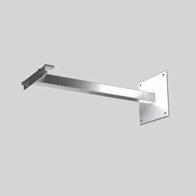 RZB Wandausleger 982058.000 | Lightstream LED Wandhalterung | 500x180x180 mm | Edelstahl | Befestigungssatz