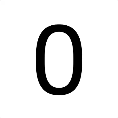 RZB Ziffer 0 selbstklebend 99222.013.0 | Hausnummer | 100 mm Höhe | schwarz | für superflache Hausnummernleuchte