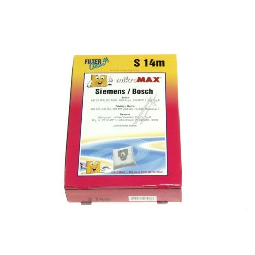 Bild: S14m Micromax Beutel für Staubsauger Filterclean FL0030K 4+1+1 Filterbeutel