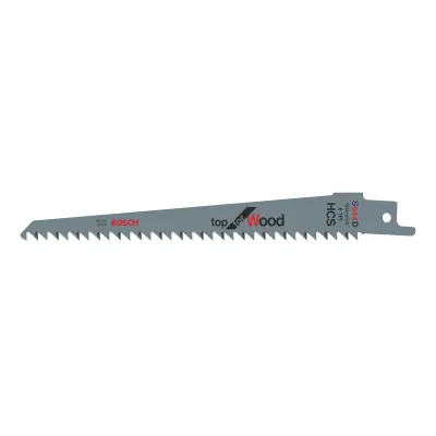 Bosch Säbelsägeblatt S 644 D 2608650551 | Top for Wood | 150 mm | HCS | Holz & Kunststoff | 100 Stück | Grau