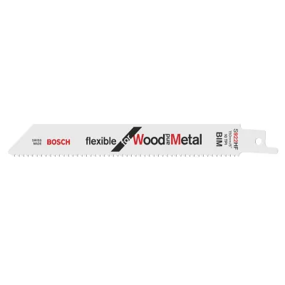 Bosch Säbelsägeblatt S 922 HF | 2608656320 | Holz & Metall | 150 mm | Bimetall | 100 Stück | grau