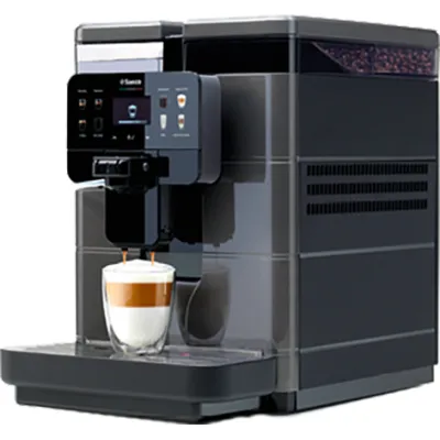 Saeco Kaffeevollautomat Royal OTC 9J0080 | One Touch Cappuccino | 2,5l Tank | 600g Bohnen | Schwarz