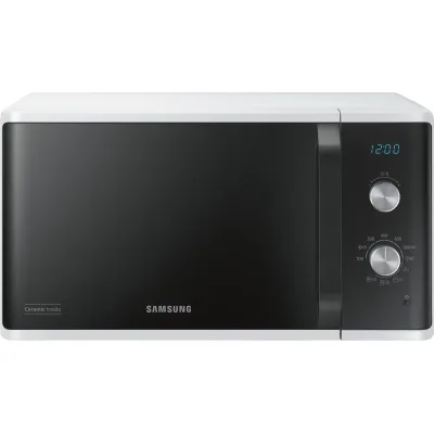 Samsung Mikrowelle Kombi MG23K3614AW | 23 Liter | Grill 1100 W | Mikrowelle 800 W | Auftauprogramm | 6 Stufen | schwarz