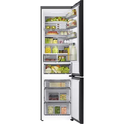 Samsung Kühl-Gefrierkombination RL38C7B5BB1/EG | 203 cm | 387 l | Energieklasse B | No Frost+ | WiFi | Black Steel