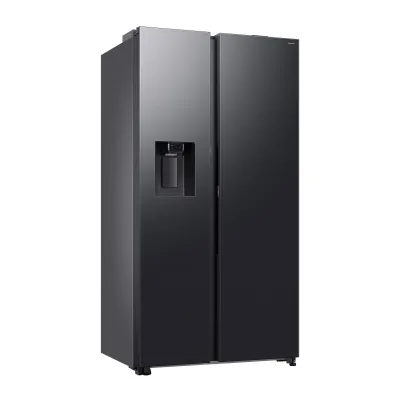 Samsung Side-by-Side Kühlschrank RS80F64KEFEF | 640l | No Frost+ | Eis- & Wasserspender | Black Steel