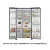 Bild: Samsung Side-by-Side Kühlschrank RS80F64KEFEF | 640l | No Frost+ | Eis- & Wasserspender | Black Steel