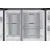 Bild: Samsung Side-by-Side Kühlschrank RS80F66KBFEF | 634 l | No Frost+ | Eis- & Wasserspender | Black Steel | schwarz