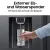 Bild: Samsung Side-by-Side Kühlschrank RS90F66BEFEF | Family Hub | 614 l | AI Voice Control | Eis-/Wasserspender | Black Steel