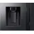 Bild: Samsung Side-by-Side Kühlschrank RS90F67BEFEF | Family Hub, 614 l, NoFrost+, AI, Wasserspender, Black Steel (B-Ware)