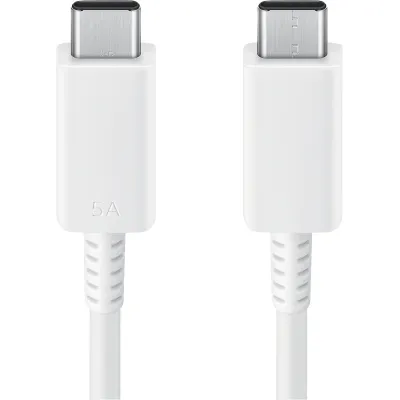 Samsung USB-C zu USB-C Kabel EP-DX510 | Ladekabel 100W 5A | USB 2.0 | 1,8m | USB Type-C | Weiß