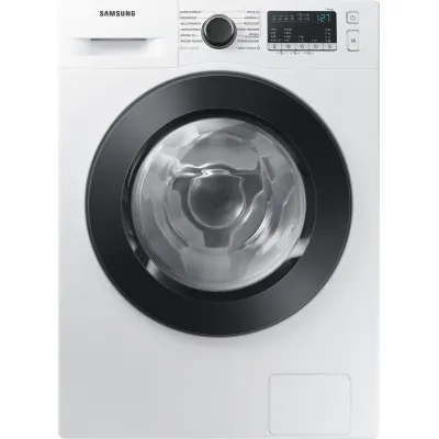 Samsung Waschtrockner WD81T4049CE/EG | 8 kg Waschen | 5 kg Trocknen | 1400 U/min | AirWash | SchaumAktiv | Weiß/Schwarz