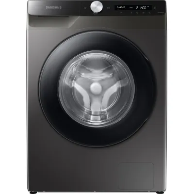 Samsung Waschmaschine WW80T534AAX/S2 | 8 kg | 1400 U/min | SchaumAktiv | AutoDosierung | Dampf | WiFi | Inox/Schwarz