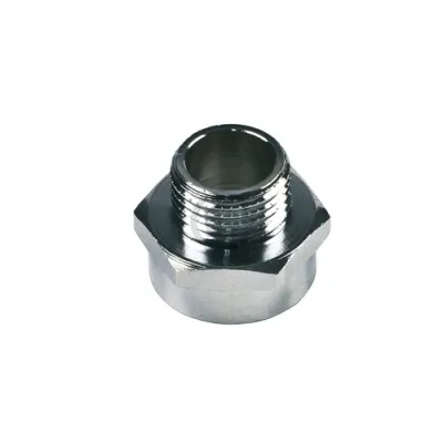 Sanitär-Adapter 3/4" Innengewinde auf 1/2" Außengewinde Reduzierung