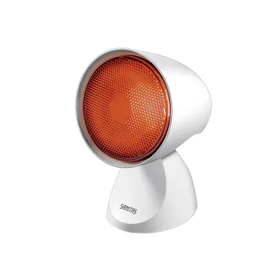 Sanitas Infrarotlampe SIL 16 | 150 Watt | 5-stufig verstellbarer Neigungswinkel | Pressglaskolben | Rotlichtlampe