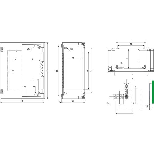 Bild: SARE Wandschrank 7035 847X636X300 O.MP