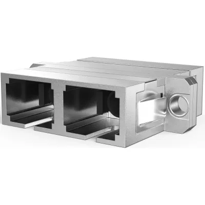 EFB Elektronik LWL-Kupplung 53316.34 | SC-Duplex Singlemode | Metallgehäuse Keramikhülse | Schraubbefestigung | UPC