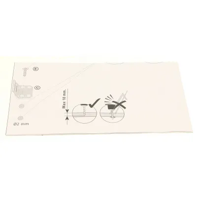 Schablone, integrierbar, ENASTÅENDE