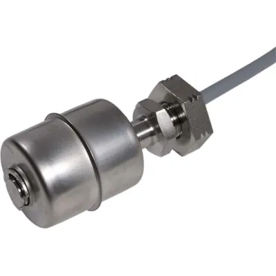 Schabus Mini-Schwimmerschalter 200941 | Edelstahl V2A | Öffner/Schließer | G1/8 | 2,5m Kabel | IP68 | für Wasser, Öl