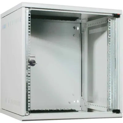 Schäfer IT-Systems Netzwerkschrank 7418500 NT Box 18HE | 19 Zoll | Flat-Pack | B570xH875xT500mm | IP20 | RAL 7035